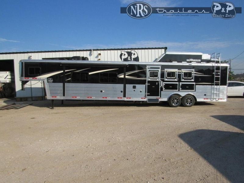 2021 Bison Trailers Premiere 8317PRDS 3 Horse Slant Load Trailer 17 FT LQ w/ Slideouts 2021 Bison Trailers Premiere 8317PRDS 3 Horse Slant Load Trailer 17 FT LQ w/ Slideouts