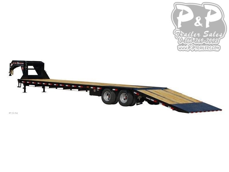 2021 PJ Trailers Low Pro with Hydraulic Dove (LY) 36' Flatbed Trailer 2021 PJ Trailers Low Pro with Hydraulic Dove (LY) 36' Flatbed Trailer