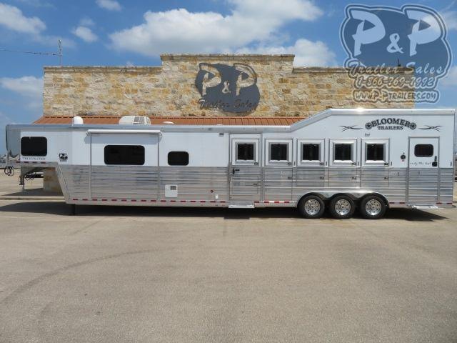 2018 Bloomer PC Load Trail Boss 5 Horse Slant Load Trailer 15' 10" FT LQ With Slides w/ Ramps 2018 Bloomer PC Load Trail Boss 5 Horse Slant Load Trailer 15' 10" FT LQ With Slides w/ Ramps