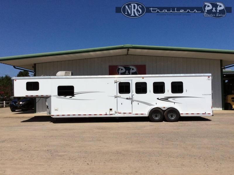 2007 Kiefer Built 7412 Evolution 4 Horse Slant Load Trailer 12 FT LQ 2007 Kiefer Built 7412 Evolution 4 Horse Slant Load Trailer 12 FT LQ