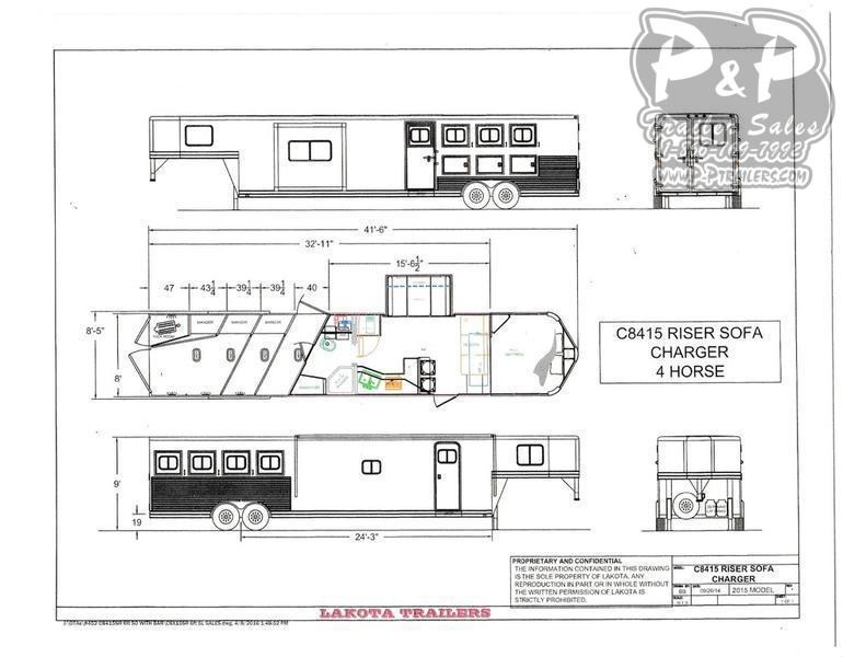 2021 Lakota Charger C8415SR 4 Horse Slant Load Trailer 15 FT LQ With Slides 2021 Lakota Charger C8415SR 4 Horse Slant Load Trailer 15 FT LQ With Slides
