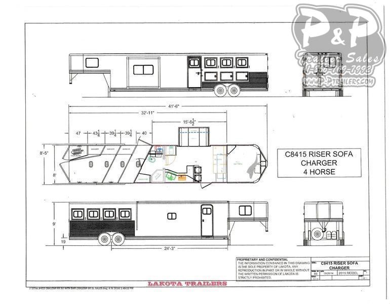 2021 Lakota Charger C8415SR 4 Horse Slant Load Trailer 15 FT LQ With Slides 2021 Lakota Charger C8415SR 4 Horse Slant Load Trailer 15 FT LQ With Slides
