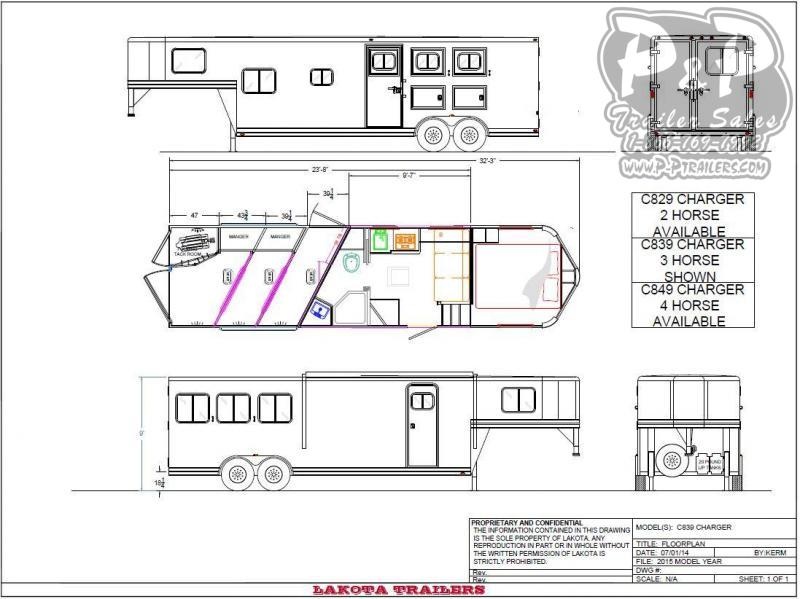 2021 Lakota C839SRNS 3 Horse Slant Load Trailer 9 FT LQ 2021 Lakota C839SRNS 3 Horse Slant Load Trailer 9 FT LQ