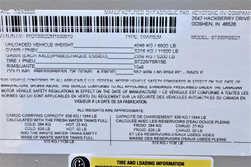 new Travel Trailers Keystone RV Sprinter for sale, in Rose City, TX Thumbnail 31