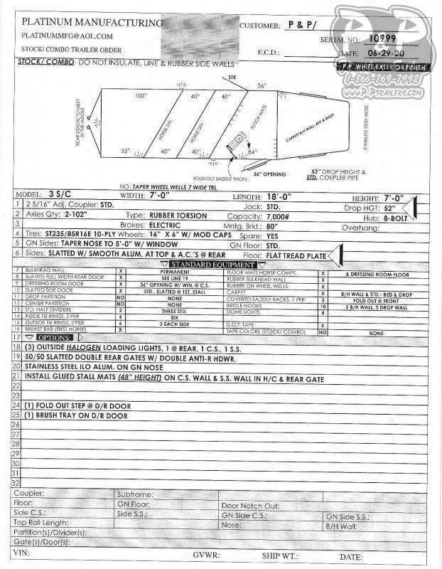 2021 Platinum Coach 73GNSTKC 3 Horse Slant Load Trailer 2021 Platinum Coach 73GNSTKC 3 Horse Slant Load Trailer