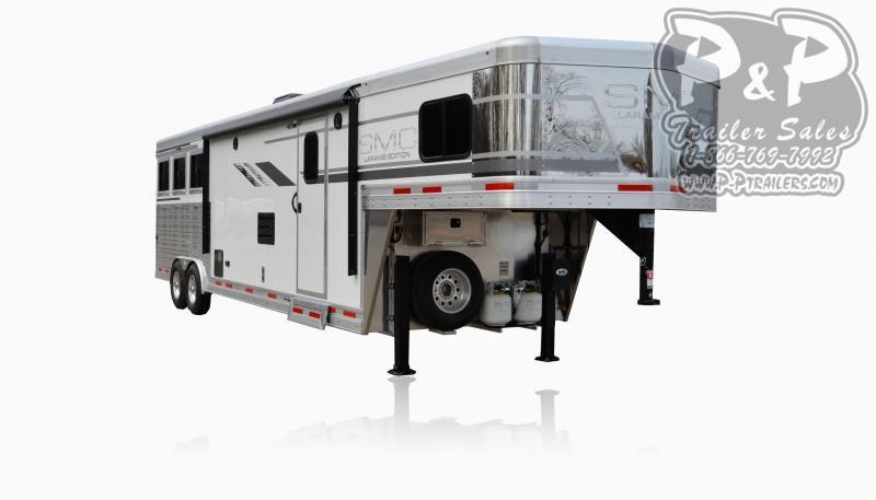 2021 SMC Horse Trailers SL8X12SR LARAMIE 3 Horse Slant Load Trailer 12 FT LQ With Slides 2021 SMC Horse Trailers SL8X12SR LARAMIE 3 Horse Slant Load Trailer 12 FT LQ With Slides