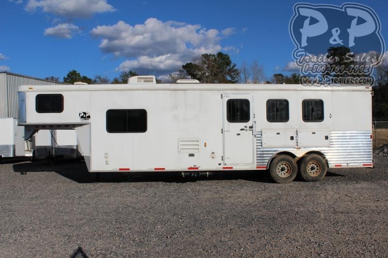 2012 Bison Trailers 8310TE 3 Horse Slant Load Trailer 10 FT LQ 2012 Bison Trailers 8310TE 3 Horse Slant Load Trailer 10 FT LQ