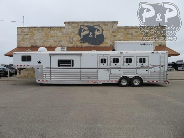 2007 4-Star Trailers 8414 4 Horse Slant Load Trailer 14 FT LQ With Slides 2007 4-Star Trailers 8414 4 Horse Slant Load Trailer 14 FT LQ With Slides