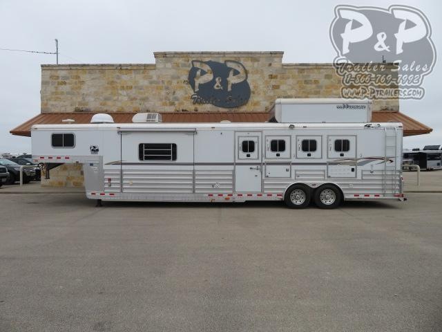2007 4-Star Trailers 8414 4 Horse Slant Load Trailer 14 FT LQ With Slides 2007 4-Star Trailers 8414 4 Horse Slant Load Trailer 14 FT LQ With Slides