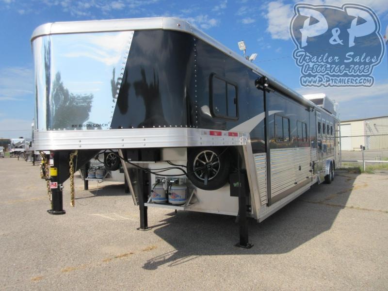 2021 Bison Trailers 8416LDSSRSL 4 Horse Slant Load Trailer 16 FT LQ With Slides 2021 Bison Trailers 8416LDSSRSL 4 Horse Slant Load Trailer 16 FT LQ With Slides