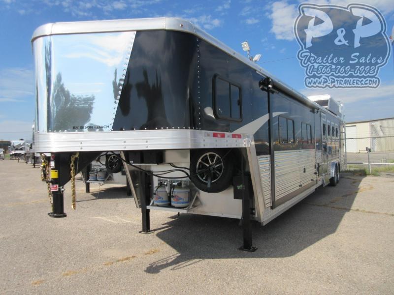 2021 Bison Trailers 8416LDSSRSL 4 Horse Slant Load Trailer 16 FT LQ With Slides 2021 Bison Trailers 8416LDSSRSL 4 Horse Slant Load Trailer 16 FT LQ With Slides