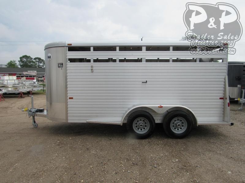 2021 W-W Trailer 6x16 Aluminum Livestock Trailer 2021 W-W Trailer 6x16 Aluminum Livestock Trailer