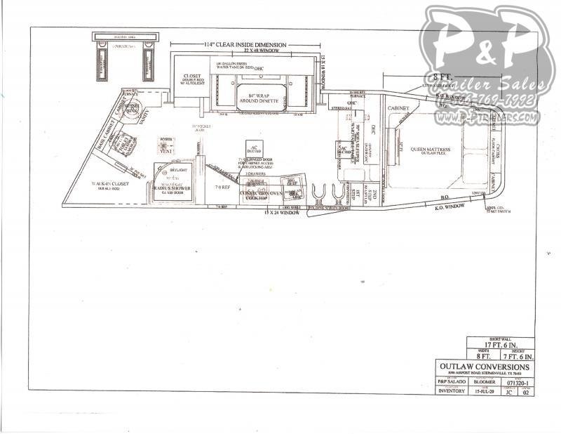 2021 Bloomer 8418PCOLSR Outlaw Conversions 4 Horse Slant Load Trailer 18 FT LQ w/ Slide 2021 Bloomer 8418PCOLSR Outlaw Conversions 4 Horse Slant Load Trailer 18 FT LQ w/ Slide