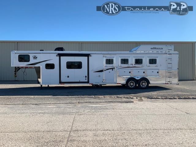 2021 Bison Trailers Ricochet RC8413B.S 4 Horse Slant Load Trailer 13 FT LQ w/ Slideouts 2021 Bison Trailers Ricochet RC8413B.S 4 Horse Slant Load Trailer 13 FT LQ w/ Slideouts