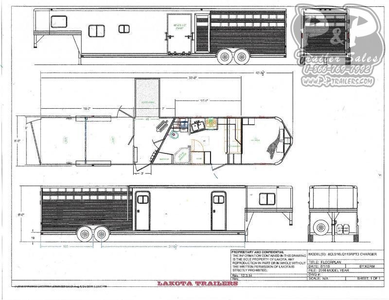 2021 Lakota Charger LE81611NS Livestock Trailer LQ 2021 Lakota Charger LE81611NS Livestock Trailer LQ