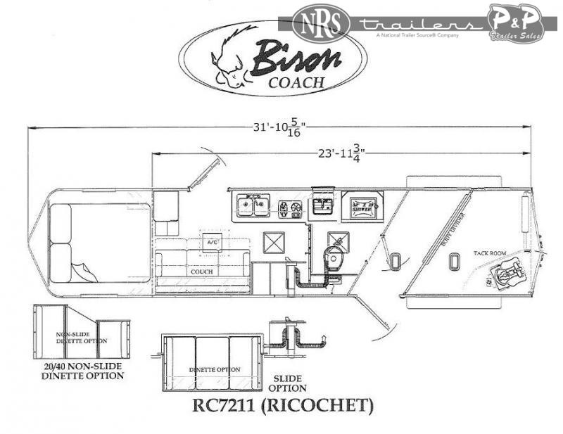 2021 Bison Trailers Ricochet RC7211.S 2 Horse Slant Load Trailer 11 FT LQ 2021 Bison Trailers Ricochet RC7211.S 2 Horse Slant Load Trailer 11 FT LQ