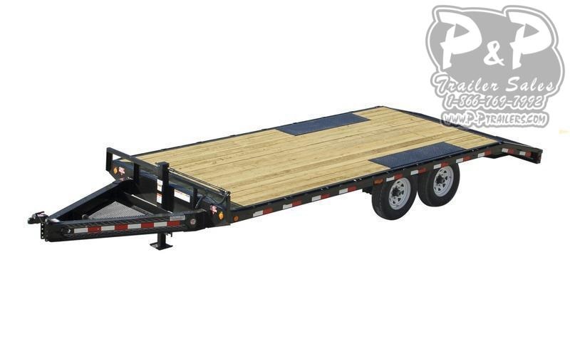 2020 PJ Trailers F8J2472BSYKMR 24' ft Flatbed Trailer 2020 PJ Trailers F8J2472BSYKMR 24' ft Flatbed Trailer