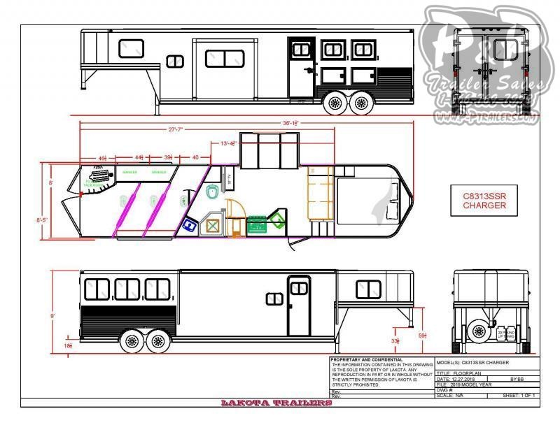 2021 Lakota Charger C8313SR 3 Horse Slant Load Trailer 13 FT LQ With Slides 2021 Lakota Charger C8313SR 3 Horse Slant Load Trailer 13 FT LQ With Slides