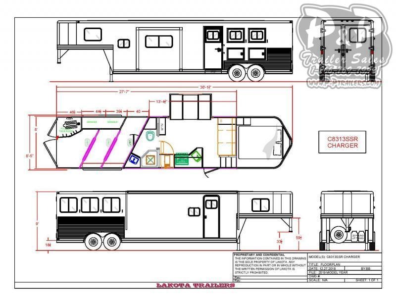 2021 Lakota Charger C8313SR 3 Horse Slant Load Trailer 13 FT LQ With Slides 2021 Lakota Charger C8313SR 3 Horse Slant Load Trailer 13 FT LQ With Slides