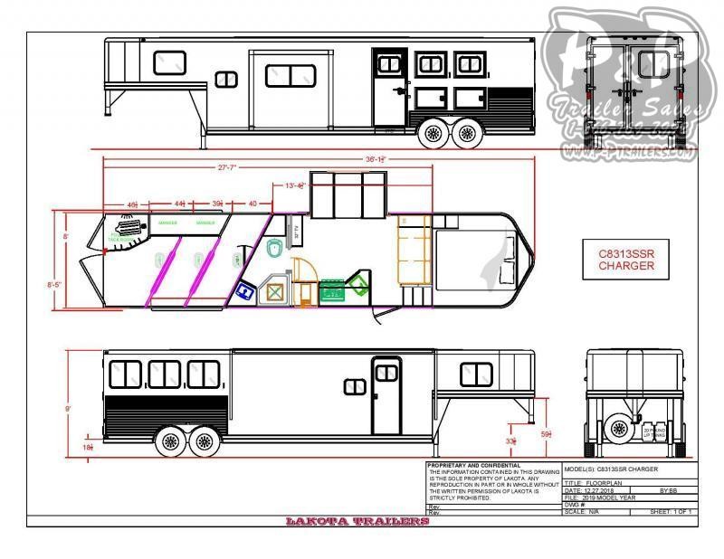 2021 Lakota Charger C8313SR 3 Horse Slant Load Trailer 13 FT LQ With Slides 2021 Lakota Charger C8313SR 3 Horse Slant Load Trailer 13 FT LQ With Slides