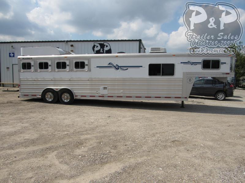 2008 Platinum Coach 8410 4 Horse Slant Load Trailer 10 FT LQ 2008 Platinum Coach 8410 4 Horse Slant Load Trailer 10 FT LQ