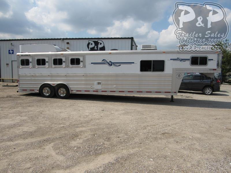 2008 Platinum Coach 8410 4 Horse Slant Load Trailer 10 FT LQ 2008 Platinum Coach 8410 4 Horse Slant Load Trailer 10 FT LQ