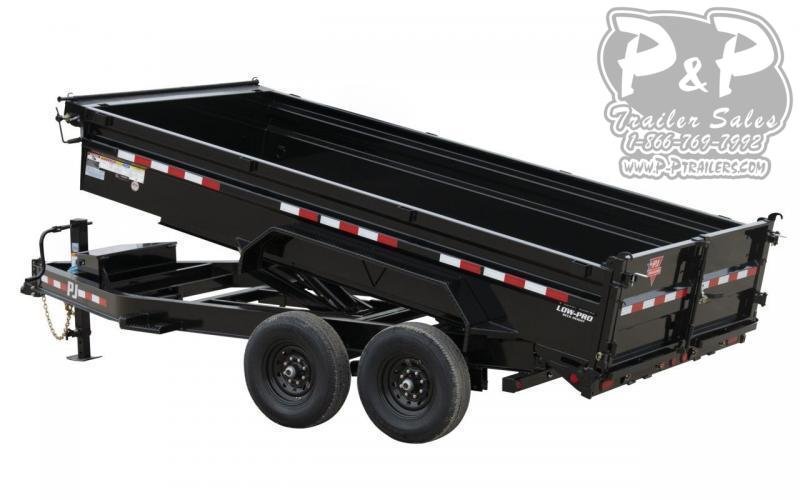 2021 PJ Trailers 14K Low-Profile Dump Pro (DL) DLA1692BSSK 16 ' Dump Trailer 2021 PJ Trailers 14K Low-Profile Dump Pro (DL) DLA1692BSSK 16 ' Dump Trailer