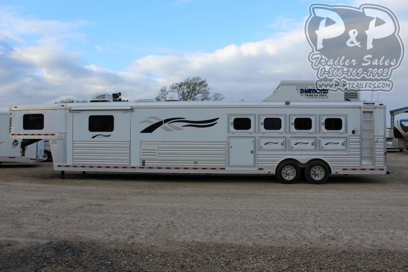2008 Diamond Trailers 8419 4 Horse Slant Load Trailer 19 FT LQ With Slides 2008 Diamond Trailers 8419 4 Horse Slant Load Trailer 19 FT LQ With Slides