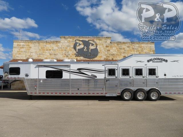 2020 Bloomer PC Load Outlaw Conversion w/ Bunk Beds 4 Horse Slant Load Trailer 17.75 FT LQ With Slides w/ Ramps 2020 Bloomer PC Load Outlaw Conversion w/ Bunk Beds 4 Horse Slant Load Trailer 17.75 FT LQ With Slides w/ Ramps