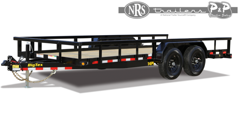 2021 Big Tex Trailers 14PI 20BK 20 Utility Trailer 2021 Big Tex Trailers 14PI 20BK 20 Utility Trailer