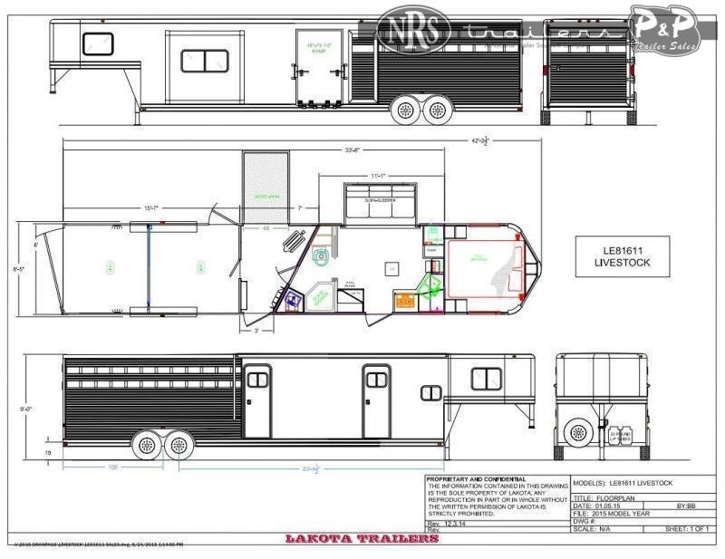 2022 Lakota Charger LE81611 33 ' Livestock Trailer LQ 2022 Lakota Charger LE81611 33 ' Livestock Trailer LQ