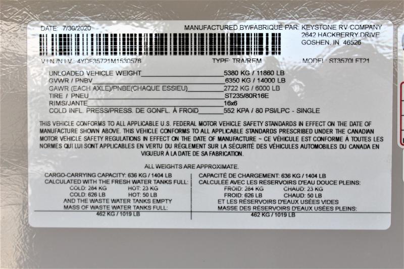 new Fifth Wheel Trailers Keystone RV Sprinter for sale, in Rose City, TX Thumbnail 26