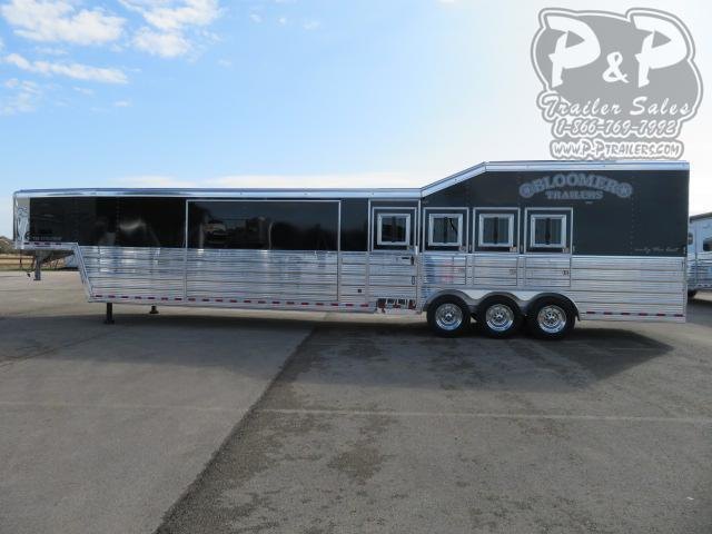 2021 Bloomer 8418OL 4 Horse Slant Load Trailer 18 FT LQ With Slides w/ Ramps 2021 Bloomer 8418OL 4 Horse Slant Load Trailer 18 FT LQ With Slides w/ Ramps