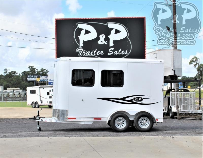2021 P and P 64136S-2SL-BP-E 2 Horse Slant Load Trailer 2021 P and P 64136S-2SL-BP-E 2 Horse Slant Load Trailer