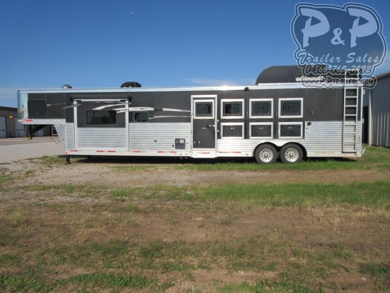 2016 Lakota Charger 8415SL 4 Horse Slant Load Trailer LQ With Slides w/ Ramps 2016 Lakota Charger 8415SL 4 Horse Slant Load Trailer LQ With Slides w/ Ramps