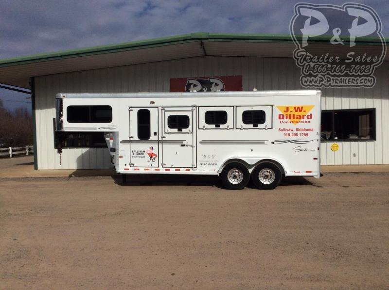 2006 Sundowner Trailers 3HGN 2 Horse Slant Load Trailer 4 FT LQ 2006 Sundowner Trailers 3HGN 2 Horse Slant Load Trailer 4 FT LQ