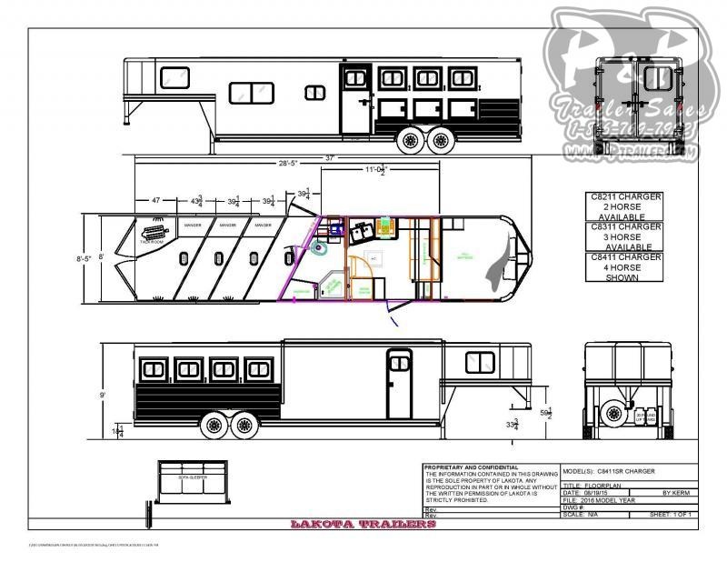 2021 Lakota C8411SR 4 Horse Slant Load Trailer 11 FT LQ 2021 Lakota C8411SR 4 Horse Slant Load Trailer 11 FT LQ