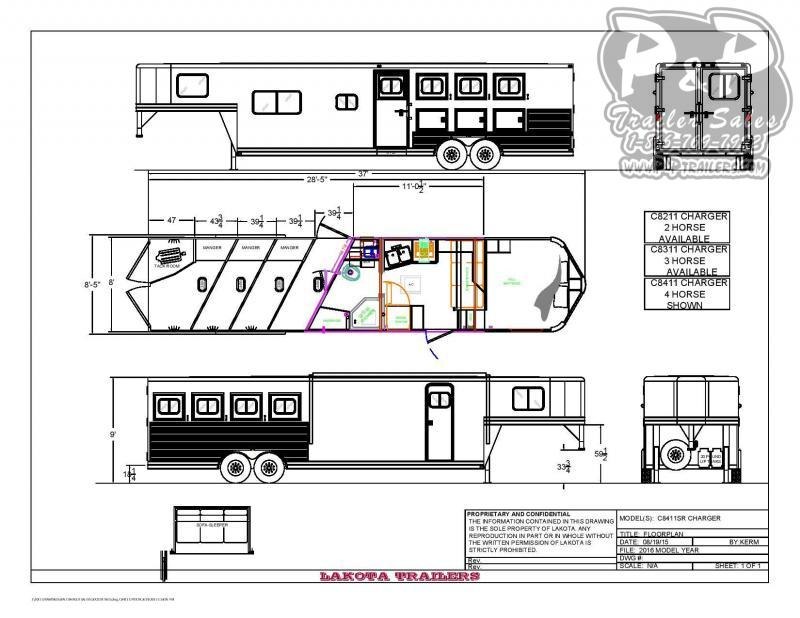 2021 Lakota C8411SR 4 Horse Slant Load Trailer 11 FT LQ 2021 Lakota C8411SR 4 Horse Slant Load Trailer 11 FT LQ