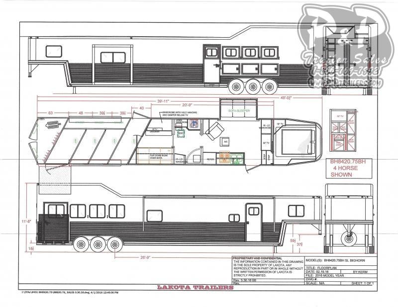 2021 Lakota Bighorn BH8420TRSL 4 Horse Slant Load Trailer 20 FT LQ With Slides w/ Ramps 2021 Lakota Bighorn BH8420TRSL 4 Horse Slant Load Trailer 20 FT LQ With Slides w/ Ramps