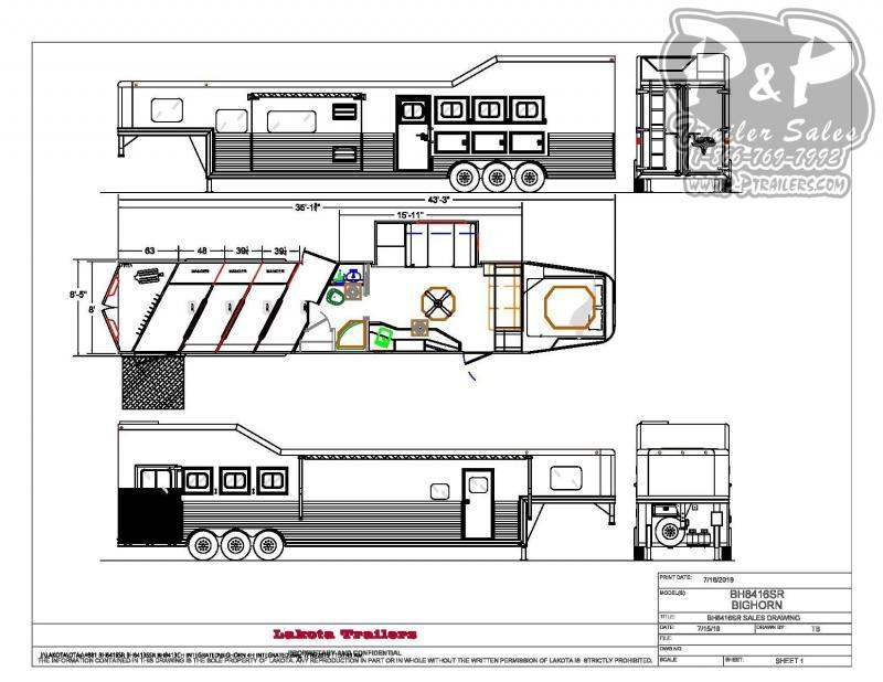 2021 Lakota Big Horn BH8416TSRRSL 4 Horse Slant Load Trailer 16 FT LQ With Slides w/ Ramps 2021 Lakota Big Horn BH8416TSRRSL 4 Horse Slant Load Trailer 16 FT LQ With Slides w/ Ramps