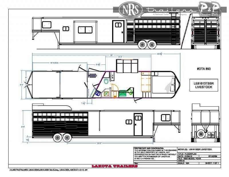 2022 Lakota Charger LE81613SR Livestock Trailer LQ 2022 Lakota Charger LE81613SR Livestock Trailer LQ