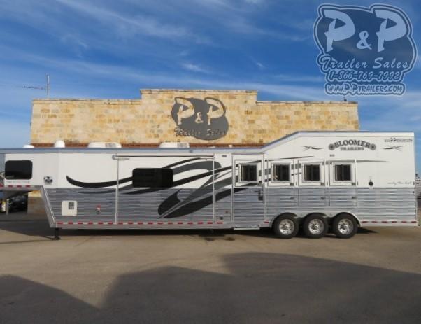 2020 Bloomer PC Load w/ Outlaw Conversion 4 Horse Slant Load Trailer 17 FT LQ With Slides w/ Ramps 2020 Bloomer PC Load w/ Outlaw Conversion 4 Horse Slant Load Trailer 17 FT LQ With Slides w/ Ramps