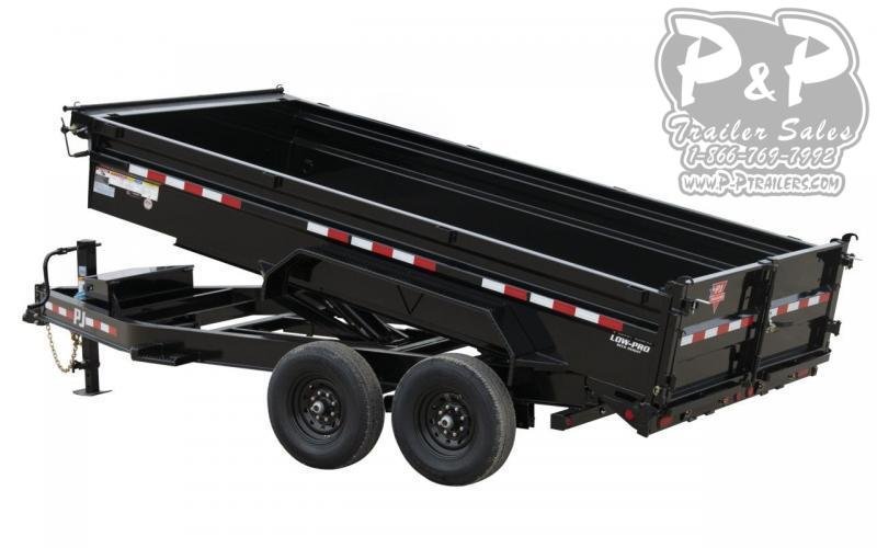 2021 PJ Trailers 14K Low-Profile Dump Pro (DL) DLA1692BSSK 16 ' Dump Trailer 2021 PJ Trailers 14K Low-Profile Dump Pro (DL) DLA1692BSSK 16 ' Dump Trailer