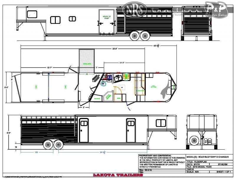 2021 Lakota LE81611SR 33 ' Livestock Trailer LQ 2021 Lakota LE81611SR 33 ' Livestock Trailer LQ