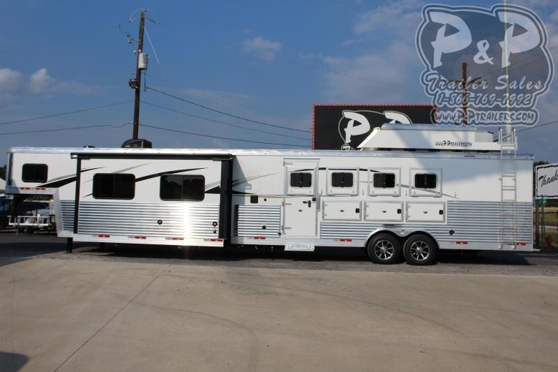 2021 Bison Trailers Premiere 8417PRDSRSL 4 Horse Slant Load Trailer 17 FT LQ With Slides w/ Ramps 2021 Bison Trailers Premiere 8417PRDSRSL 4 Horse Slant Load Trailer 17 FT LQ With Slides w/ Ramps