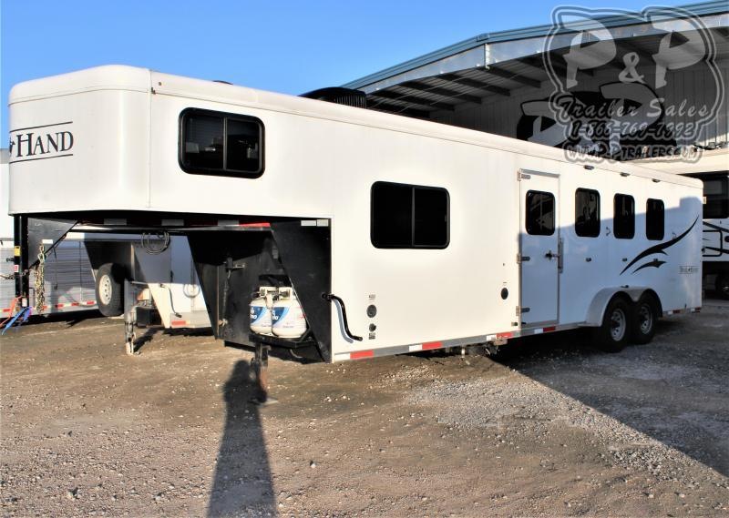 2015 Bison Trailers 7408TH Trail Hand 4 Horse Slant Load Trailer 10 FT LQ 2015 Bison Trailers 7408TH Trail Hand 4 Horse Slant Load Trailer 10 FT LQ