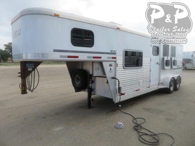2005 Exiss Trailers 7307 3 Horse Slant Load Trailer 7 FT LQ 2005 Exiss Trailers 7307 3 Horse Slant Load Trailer 7 FT LQ