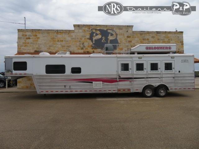 2008 Bloomer 8416 Champion Conversion 4 Horse Slant Load Trailer 16 FT LQ 2008 Bloomer 8416 Champion Conversion 4 Horse Slant Load Trailer 16 FT LQ