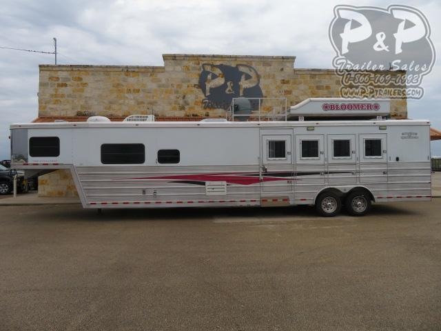 2008 Bloomer 8416 Champion Conversion 4 Horse Slant Load Trailer 16 FT LQ w/ Ramps 2008 Bloomer 8416 Champion Conversion 4 Horse Slant Load Trailer 16 FT LQ w/ Ramps