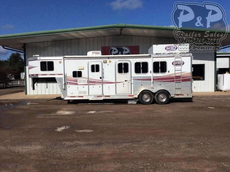 2008 Lakota 7308 3 Horse Slant Load Trailer 0 FT LQ 2008 Lakota 7308 3 Horse Slant Load Trailer 0 FT LQ